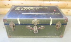 Captain Roland Schaefer US Army Trunk
