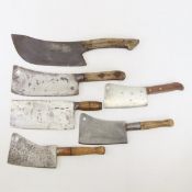 Collection of Vintage Cleavers, Diamond, Foster