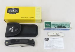 Buck 110 Lite Hunter & Wood Duck #73 pocket knives