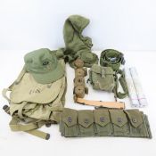 Ammo Belt, Parachutists Officer Cap, & Other Gear