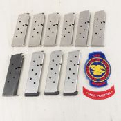10 45 ACP Magazines & Rifle Association Patches