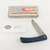 Case XX 4137 SS Sod Buster Blue Pocket Knife w/box