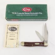 Case XX 6220 SS Peanut Brown Pocket Knife w/box