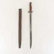 WWI Era Indian No. I MK I Sword Bayonet & Scabbard