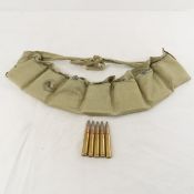 65 Rounds 8mm Ammunition in Bandolier