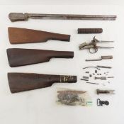 Winchester 1890 Receiver & Other Parts