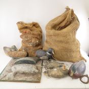 Vintage Cork & Other Duck Decoys & Decoy Mold
