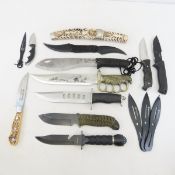 15 Fixed Blade Survival & Throwing Knives
