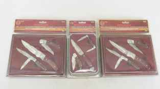 3 2008 Winchester Knife Sets- sealed