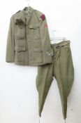 WWI US Army M1917 Uniform Tunic & Breeches
