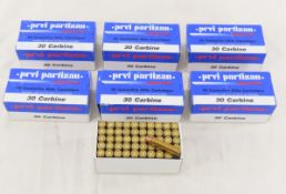 300 Rounds Prvi Partizan 30 Carbine Ammunition
