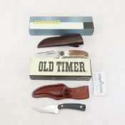 Schrade SHD2EST & Old Timer 1520T Knives w/boxes