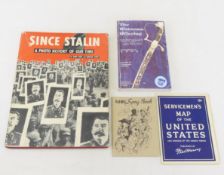 Vintage Servicemen's Map, Army Song Book & More