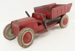 1920 Structo Pressed Steel Dump Truck