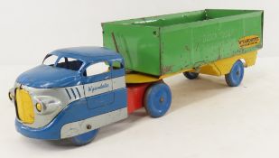Wyandotte Construction Co Side Dump Truck &Trailer