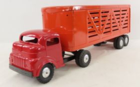 Structo Toys Cab-Over Truck & Livestock Trailer