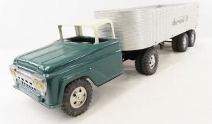 Tonka Cargo King Trailer with Repainted Semi Truck