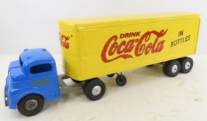 Custom Painted Structo Coca Cola Truck & Trailer