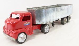 Tonka Toys Truck & Trailer, Cab Restored