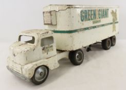 Tonka Green Giant Cab Over Truck & Trailer