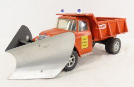 Tonka State Hi-Way Dept Dump with Plow - Restored