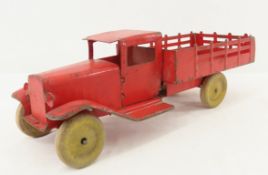 Wyandotte Pressed Steel Stake Truck