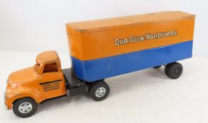 Tonka Toys Our Own Hardware Tractor Trailer