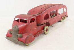MARX Deluxe Motor Transit Truck & Trailer