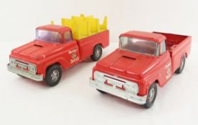 2 Buddy L Traveling Zoo Pickup Trucks