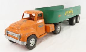 Tonka Toys Mound Steel Carrier Truck & Trailer