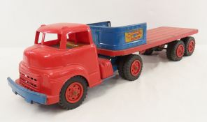Wyandotte Plastic Cab-Over Truck & Metal Trailer