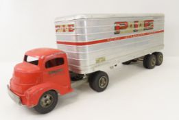 1950s Smith Miller Cab Over Truck with PIE Trailer