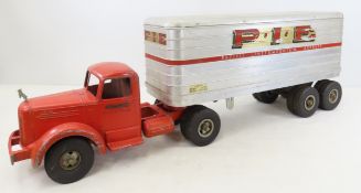 1950s Smith Miller L Truck No.3 PIE Trailer