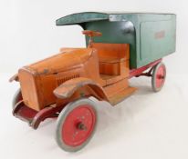 Antique Buddy L Express Line Deliver Truck