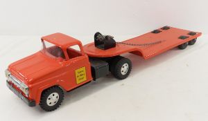 Custom Painted Tonka State Hi-Way Dept Semi Truck