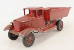 Antique Girard Toys Pressed Steel Dump Truck