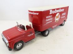 Custom Painted Budweiser Tonka Truck & Trailer