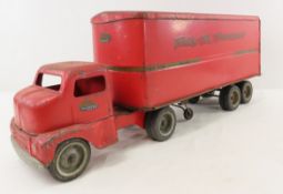 Tonka Toy Transport Semi Truck & Trailer