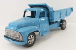 Baby Blue Painted Vintage Buddy L Dump Truck