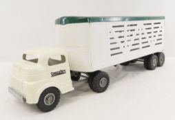 Structo Toys Cab-over Truck & Livestock Trailer