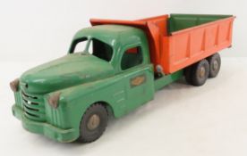Structo Green & Orange Dump Truck