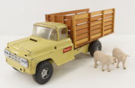 Buddy L Stake Truck with Custom Made Wood Bed