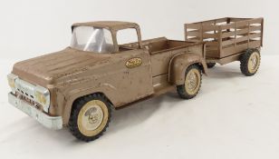 Tonka Toys Mound Minn Stepside Truck & Trailer