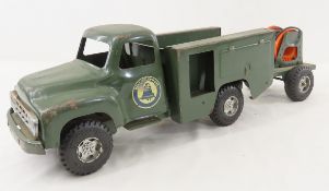 Buddy L Bell Telephone Truck & Trailer