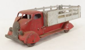 MARX Pressed Steel Stake Truck