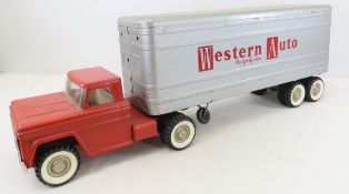 Structo Deluxe Western Auto Truck & Trailer