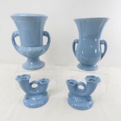 Vintage Abingdon Pottery Vases & Candle Holders