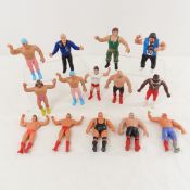 14 WWF LJN Wrestling Superstars Bendies loose