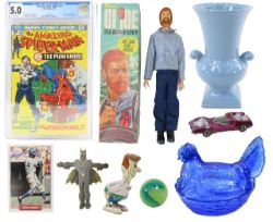 4-23 Comics, Toys, Sports, Marbles & Antiques