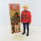 Vintage GI Joe Mountie in Vintage Soldier box